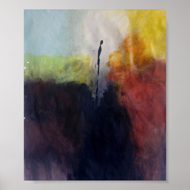 Poster SEUL - Peinture Abstraite (Devant)