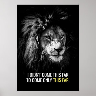Poster Seulement Cette Citation Loin Motivationnelle Post