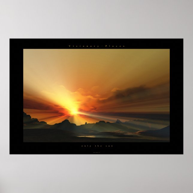 Poster seulement le soleil (Devant)