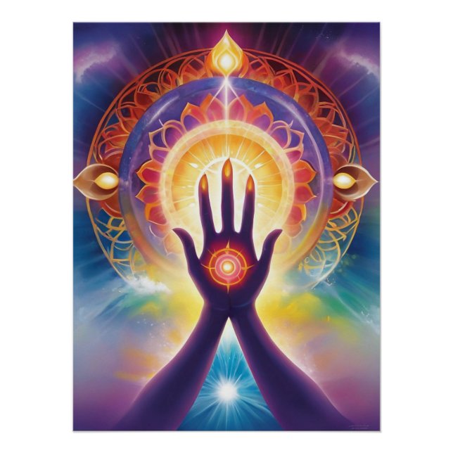 Poster Seven Chakras (Devant)