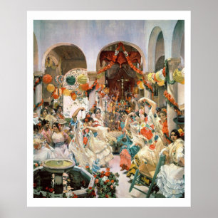 Poster Seville (oil on canvas)