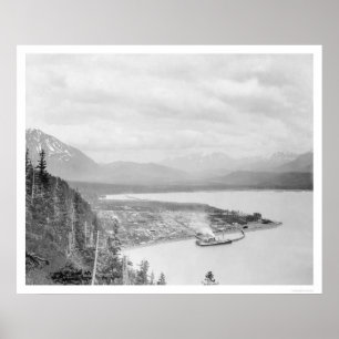 Poster Seward, Alaska Panorama 1918