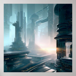 Poster SF Futuristic City 4