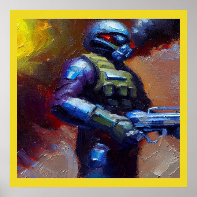 Poster SF - Héros militaire 4 (Devant)