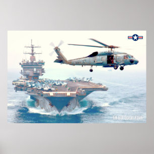 POSTER SH-60F OCEAN HAWK