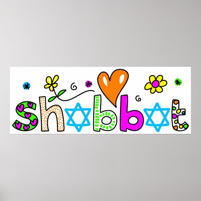 Poster Shabbat (Devant)