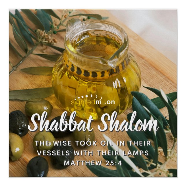 Poster Shabbat Shalom (Devant)