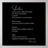 Shadow Self Love Encouragement poème inspiré