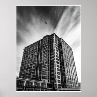 Poster Shadows and Steel: The Silent Giant in the City