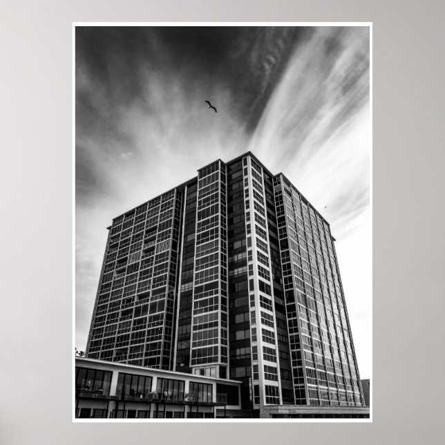 Poster Shadows and Steel: The Silent Giant in the City (Devant)