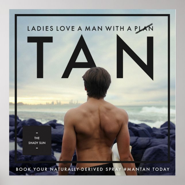 Poster Shady Gent - L'Homme Tan (Devant)