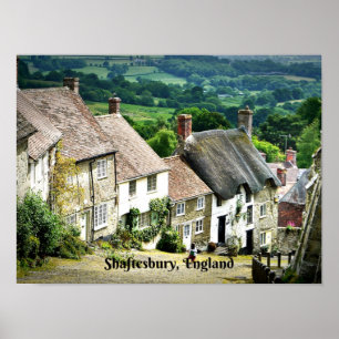 Poster Shaftesbury, Angleterre
