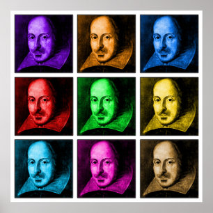 Poster Shakespeare Pop Art