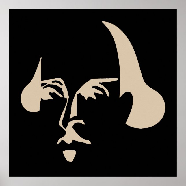 Poster Shakespeare simple (Devant)