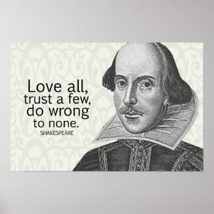 Poster Shakespeare's Love All, faites confiance à quelque