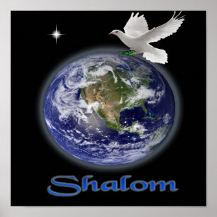 Poster Shalom produits chrétiens