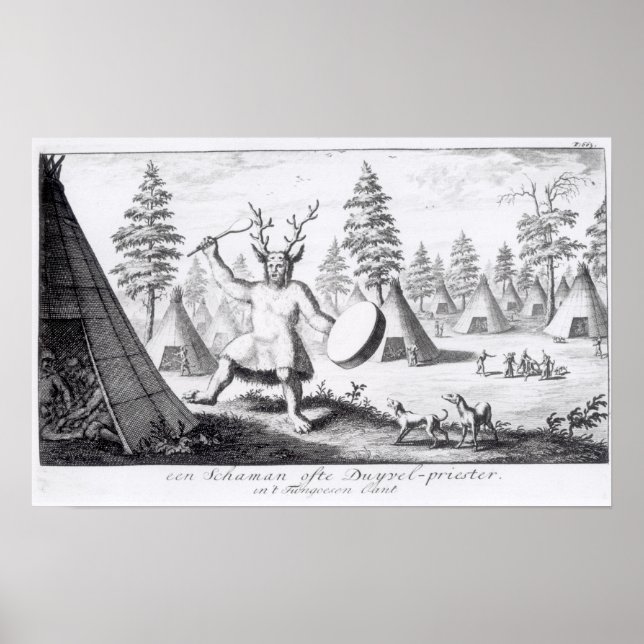 Poster Shaman d'origine américaine (Devant)