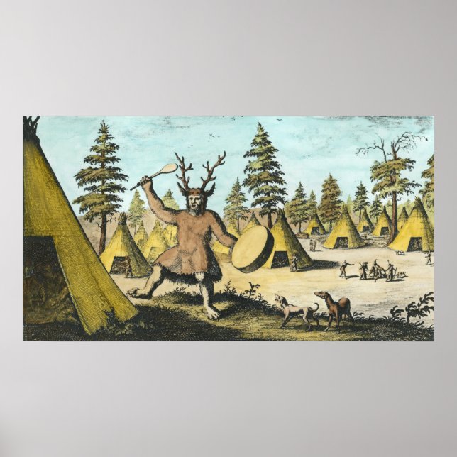 Poster Shaman d'origine américaine (Devant)