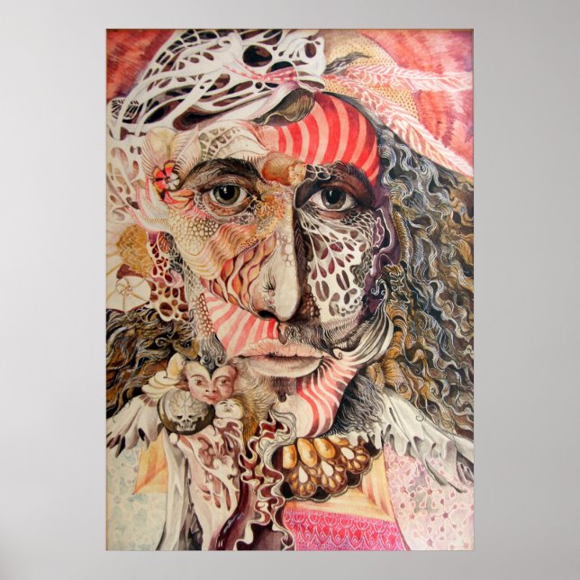 Poster Shaman Portrait (Devant)