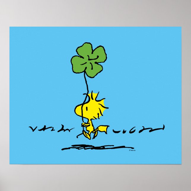 Poster Shamrock de transport de bois (Devant)