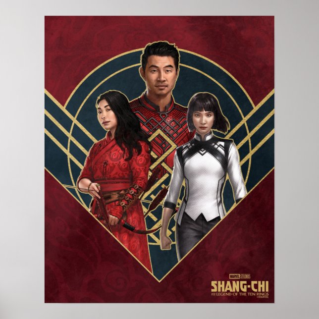 Poster Shang-Chi, Katy et Xialing (Devant)