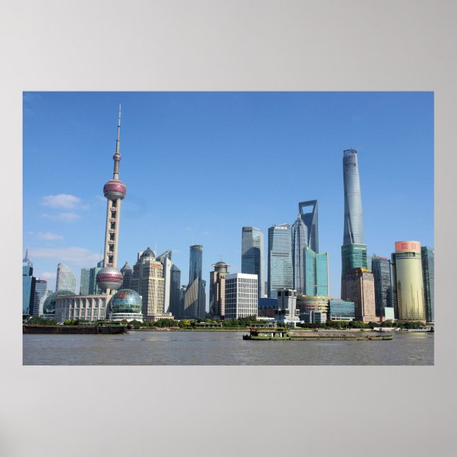 Poster Shanghai de l'affiche Bund (Devant)