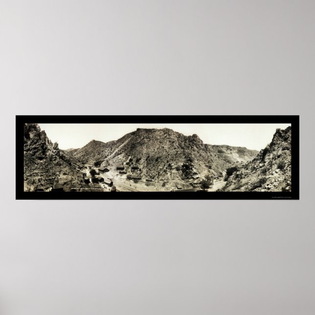 Poster Shannon Mines Metcalf Arizona Photo 1909 (Devant)