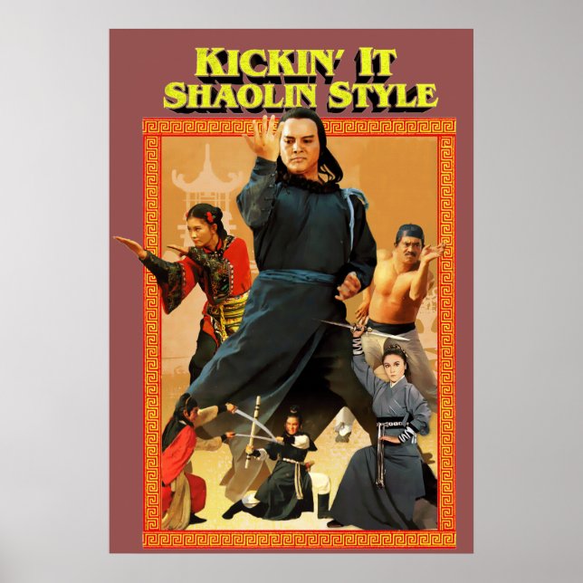 Poster Shaolin Kung Fu (Devant)