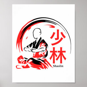 Poster Shaolin Martial Arts Kung Fu