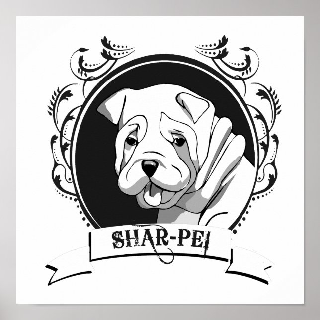 POSTER SHARPEI (2) (Devant)