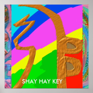 Poster SHAYHAYKEY Gold - Symbole de base du Reiki