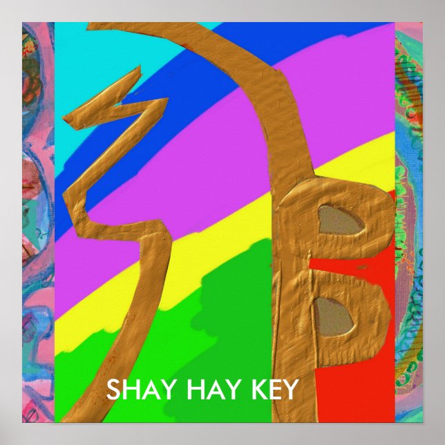 Poster SHAYHAYKEY Gold - Symbole de base du Reiki (Devant)