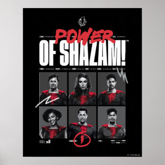 Poster SHAZAM ! Furie des dieux | Puissance du groupe SHA