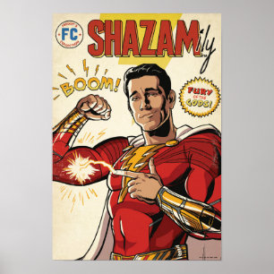Poster SHAZAM! Fury of the Gods   SHAZAMily Comic Cover