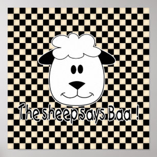 Poster Sheep Dit Baa