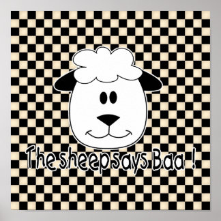 Poster Sheep Dit Baa