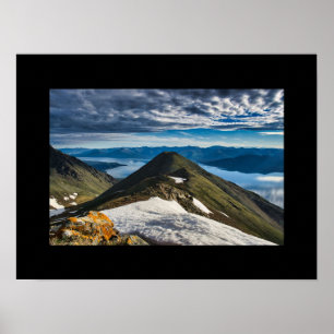 Poster Sheep Mountain dans les chaînes Kluane