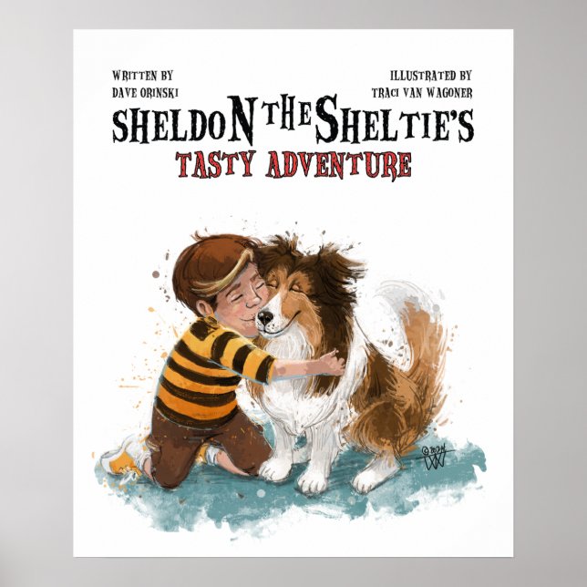 Poster Sheldon le Sheltie (Devant)