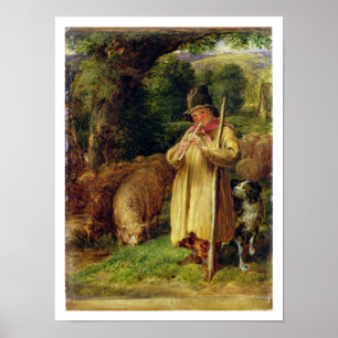 Poster Shepherd boy, 1831