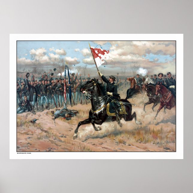 Poster Sheridan's Ride — Guerre civile (Devant)