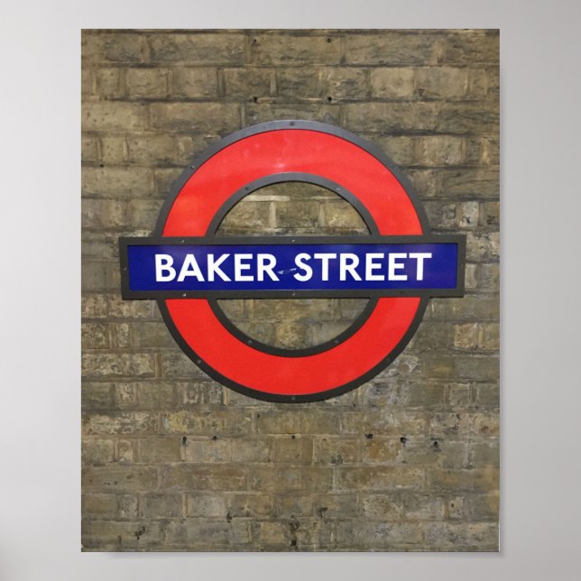 Poster Sherlock Holmes Baker Street Posterd (Devant)