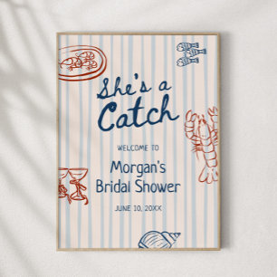 Poster She's A Catch Fête des mariées Téléchargeable Bien