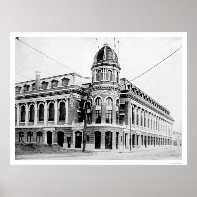 Poster Shibe Park Baseball 1913 (Devant)