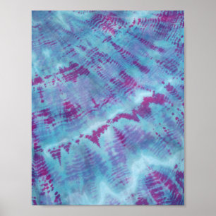 Poster Shibori Bleu Bohême