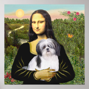 Poster Shih Tzu (A1) - Mona Lisa