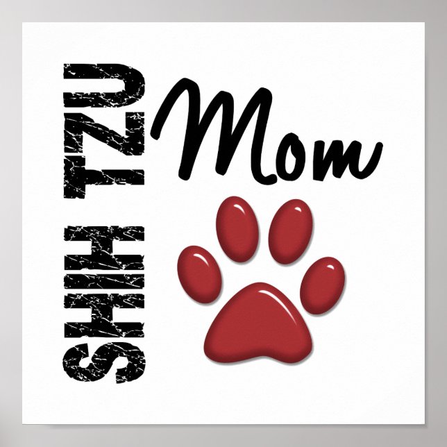 Poster Shih Tzu Mom 2 (Devant)