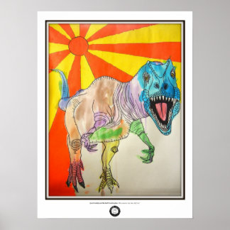 Poster Shine-asaurus
