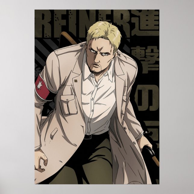 Poster Shingeki no Kyojin Reiner Braun (Devant)