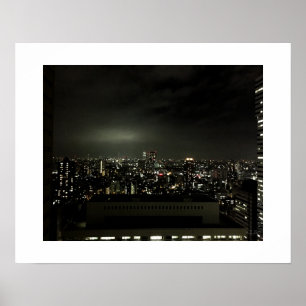 Poster "Shinjiku, Tokyo, Japan by Night" -