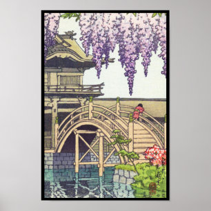 Poster Shinto et son architecture, pont Kameido Kawase